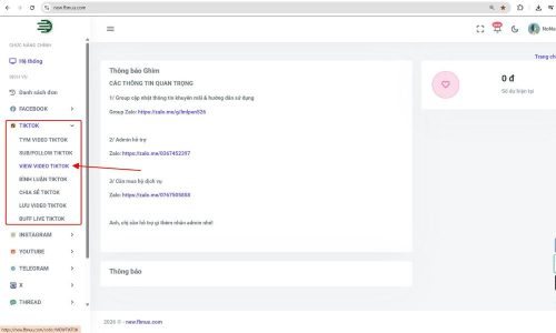 Truy cập new.fbnuu.com và chọn danh mục phù hợp