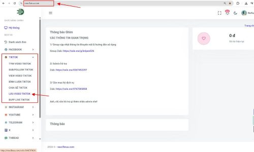 Truy cập new.fbnuu.com và chọn danh mục phù hợp