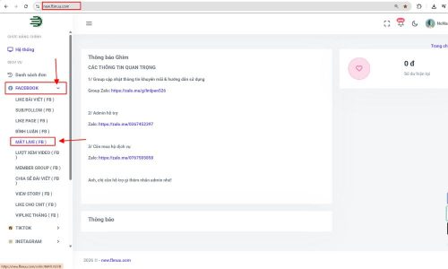 Truy cập new.fbnuu.com và chọn vào danh mục phù hợp