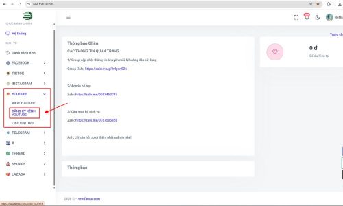 Truy cập new.fbnuu.com và chọn danh mục phù hợp