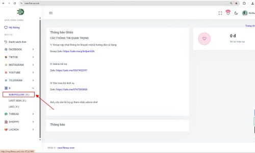 Truy cập new.fbnuu.com và chọn danh mục phù hợp