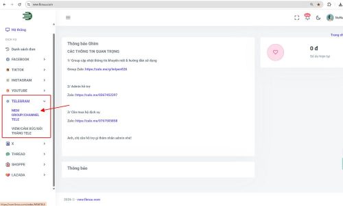 Truy cập new.fbnuu.com và chọn danh mục phù hợp