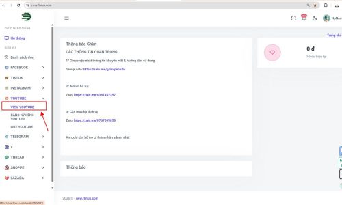 Truy cập new.fbnuu.com và chọn danh mục phù hợp