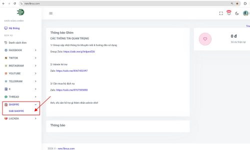 Truy cập new.fbnuu.com và chọn danh mục phù hợp