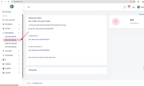 Truy cập new.fbnuu.com và chọn danh mục phù hợp