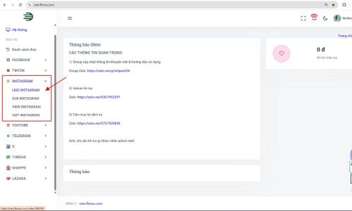 Truy cập new.fbnuu.com và chọn danh mục phù hợp