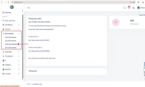Truy cập new.fbnuu.com và chọn danh mục phù hợp