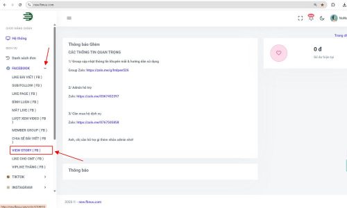 Truy cập new.fbnuu.com và chọn danh mục phù hợp
