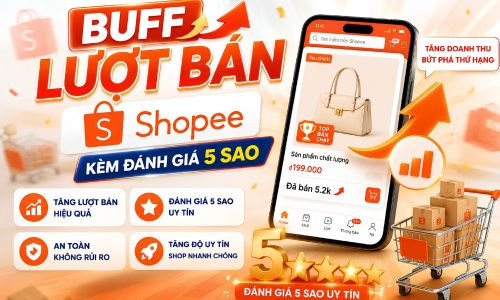 Buff lượt bán Shopee giúp cải thiện doanh số