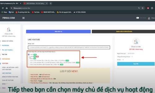 Chọn gói dịch vụ phù hợp và đọc mô tả