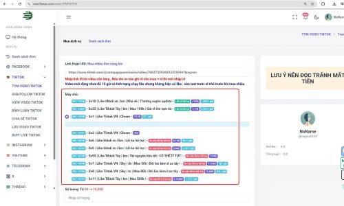 Chọn gói dịch vụ phù hợp