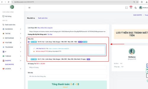 Chọn gói dịch vụ phù hợp
