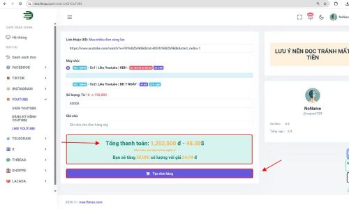 Đọc lại các lưu ý quan trọng