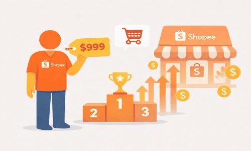 Bán giá cao trên Shopee