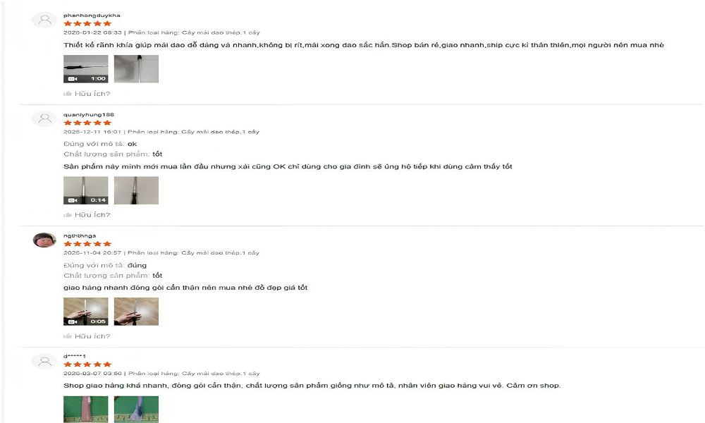 Khách hàng luôn là thước đo chuẩn để giúp các shop hoàn thiện 