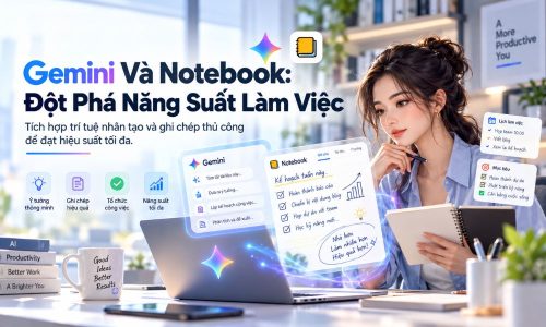 Kết hợp combo Gemini và Notebook