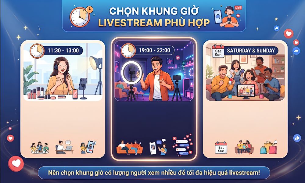 Khung giờ Live TikTok ra đơn