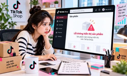 TikTok Shop không hiện sản phẩm