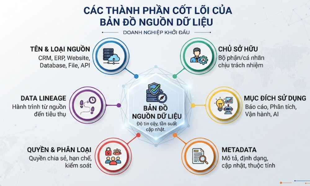 Bản đồ nguồn dữ liệu cấu tạo như thế nào