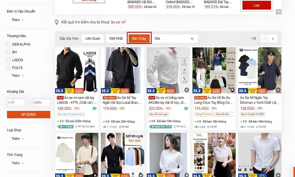 Nghiên cứu sản phẩm bán chạy để tìm ra lợi thế tiềm năng