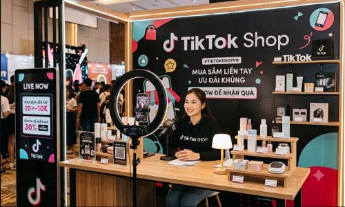Setup gian hàng Tiktok chuyên nghiệp