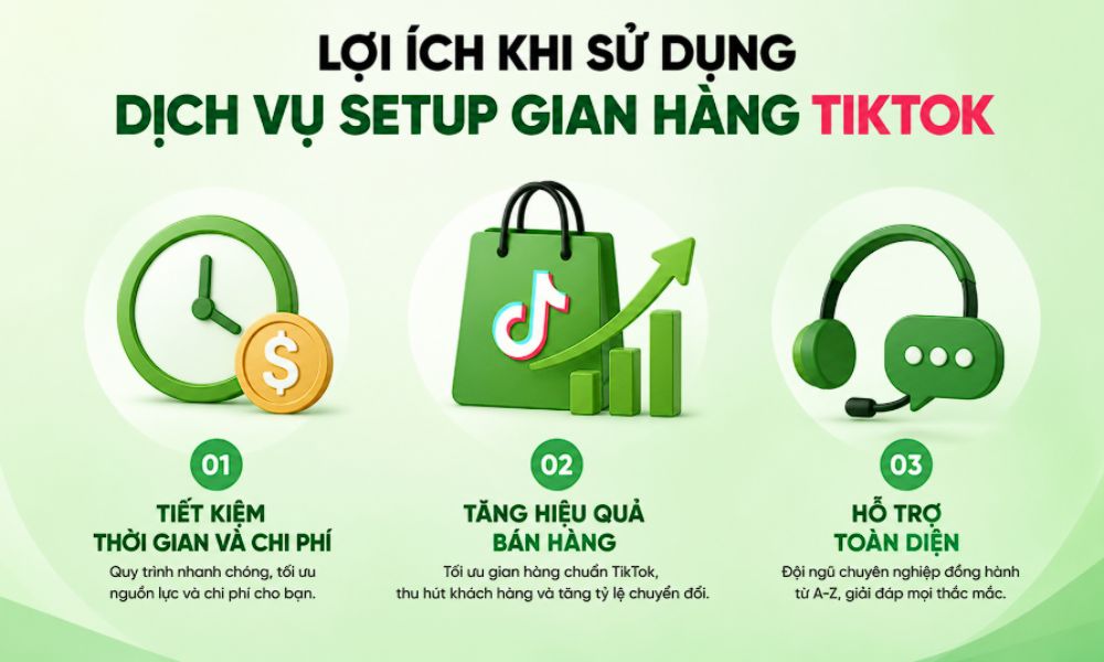 Tập trung nâng cấp gian hàng Tiktok cho riêng bạn