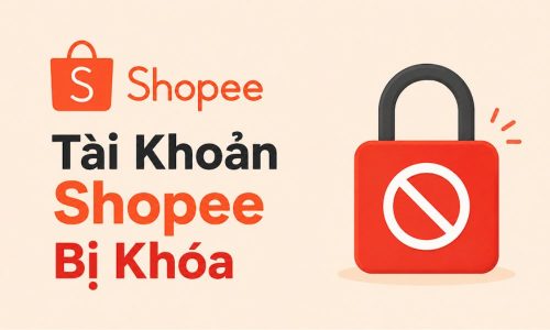 Tài khoản Shopee bị khóa