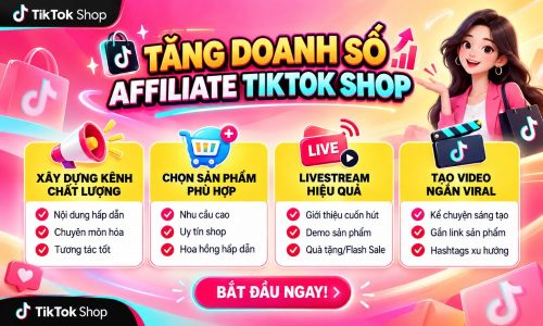 Tăng doanh số từ Affiliate Tiktok Shop