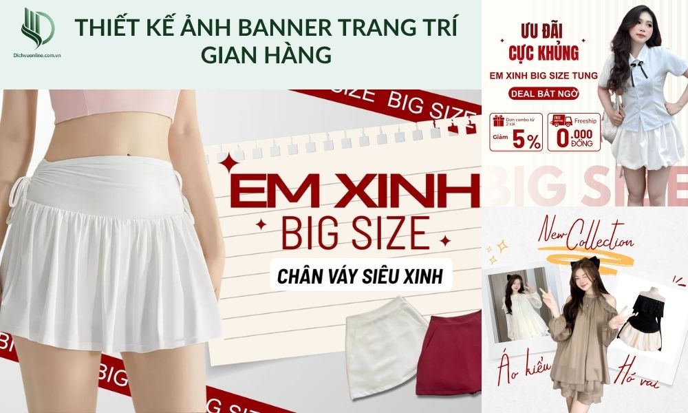 Người bán phải có banner bắt mắt và sáng tạo độc quyền