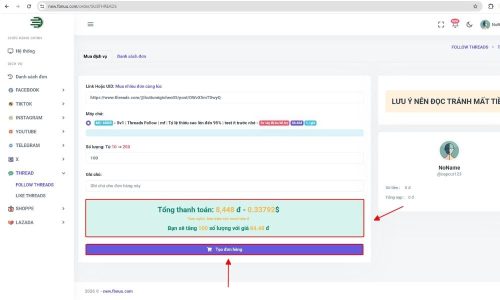 Kiểm tra thông tin và hoàn tất