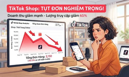 TikTok Shop tụt đơn do đâu