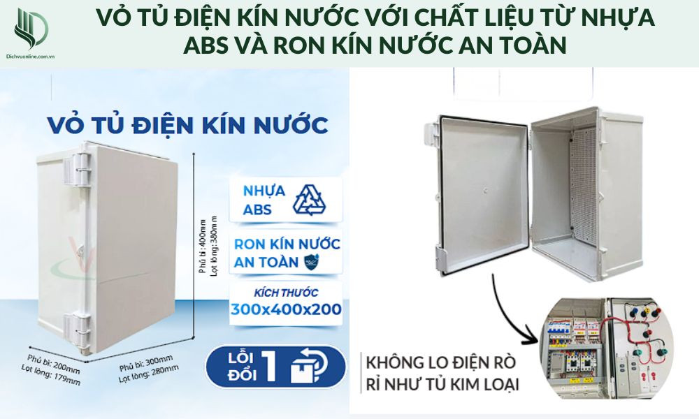Thông số đi kèm sản phẩm vỏ tủ điện kín nước