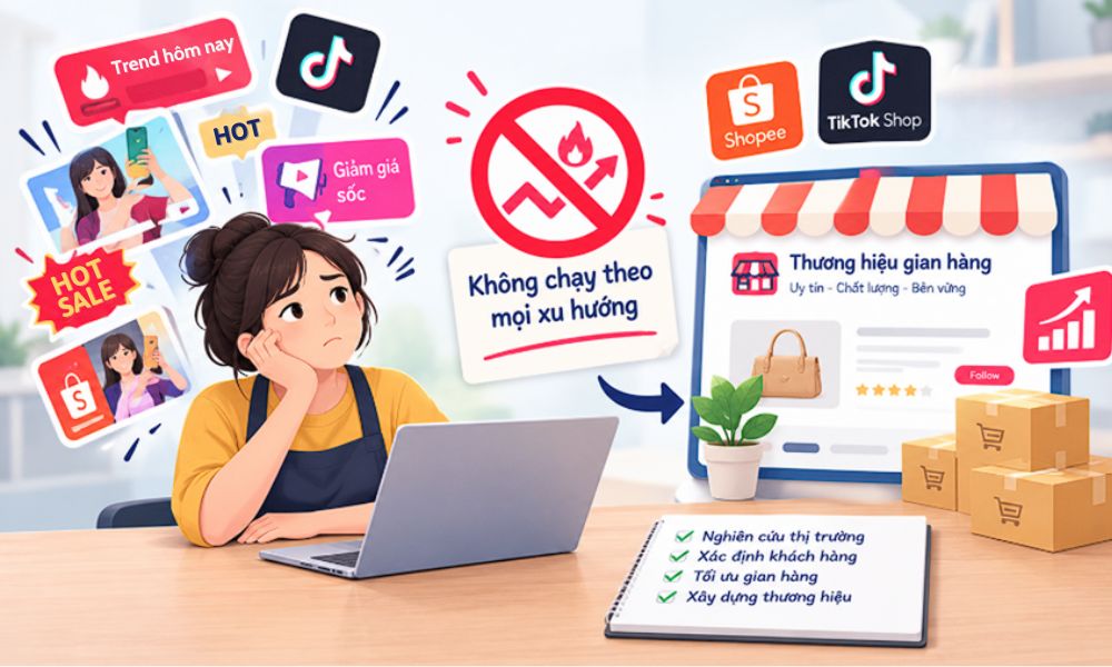 Đừng bắt trend khi chưa hiểu về hiện trạng shop