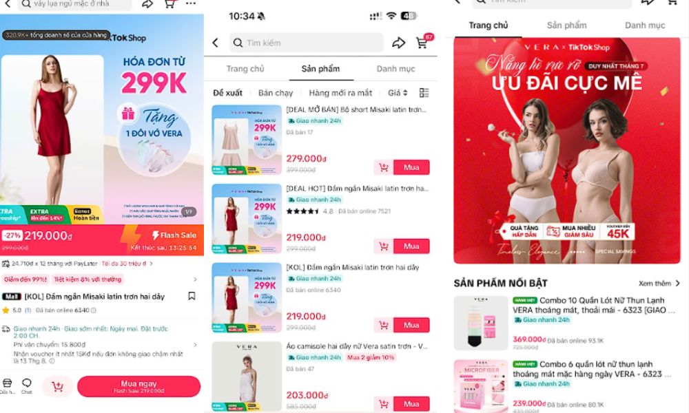 Thu hút người xem bằng các chương trình flash sale/voucher và combo hấp dẫn