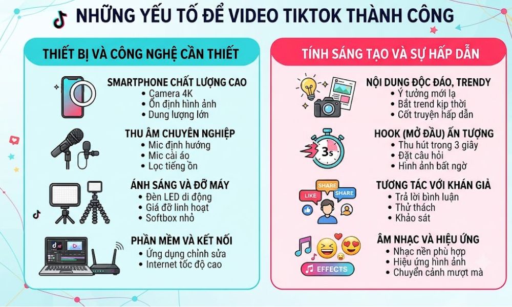 Video Tiktok thu hút triệu view do đâu